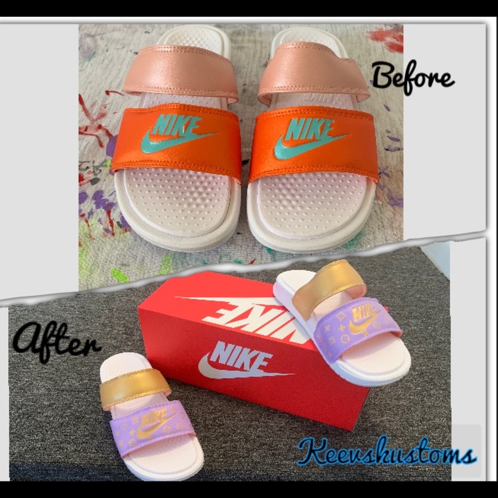 Custom Nike slides